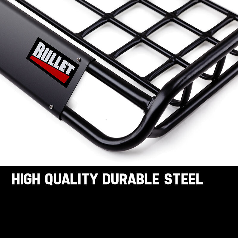 BULLET Universal Roof Rack Basket - Car Luggage Carrier Steel Cage Vehicle Cargo - Outbackers