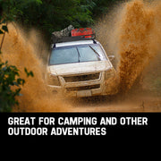 BULLET Universal Roof Rack Basket - Car Luggage Carrier Steel Cage Vehicle Cargo - Outbackers