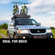 BULLET Universal Roof Rack Basket - Car Luggage Carrier Steel Cage Vehicle Cargo - Outbackers