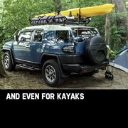 BULLET Universal Roof Rack Basket - Car Luggage Carrier Steel Cage Vehicle Cargo - Outbackers