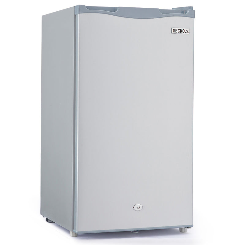 GECKO 95L Portable Upright Fridge Freezer Camping Caravans Bar Fridges Refrigerator 12V/24V/240V - Outbackers