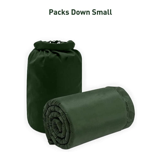 KILIROO Inflating Camping Mat with Pillow - Army Green KR-IM-100-HY - Outbackers