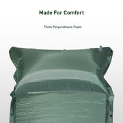 KILIROO Inflating Camping Mat with Pillow - Army Green KR-IM-100-HY - Outbackers