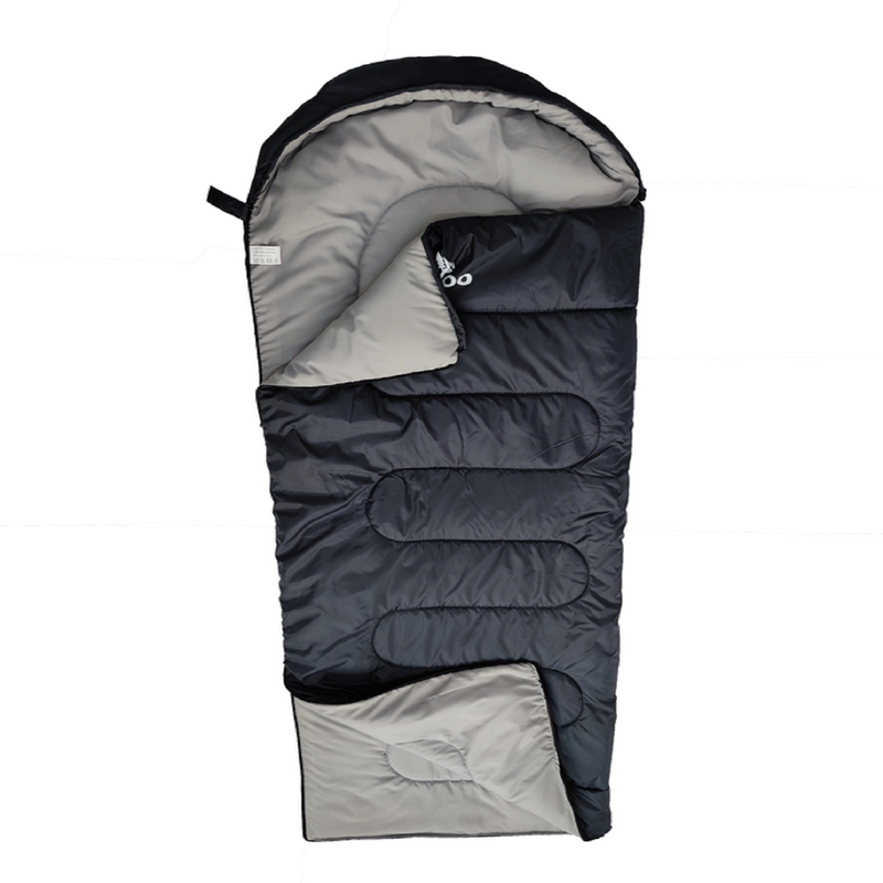 KILIROO Sleeping Bag 350GSM Black - Outbackers