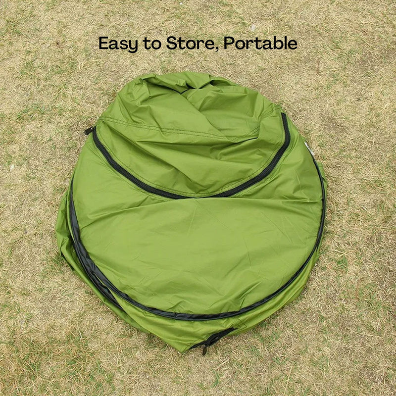 KILIROO Shower Tent with 2 Window (Green) - Outbackers