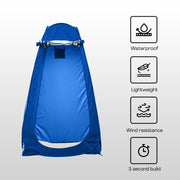 KILIROO Shower Tent with 2 window (Dark Blue) - Outbackers