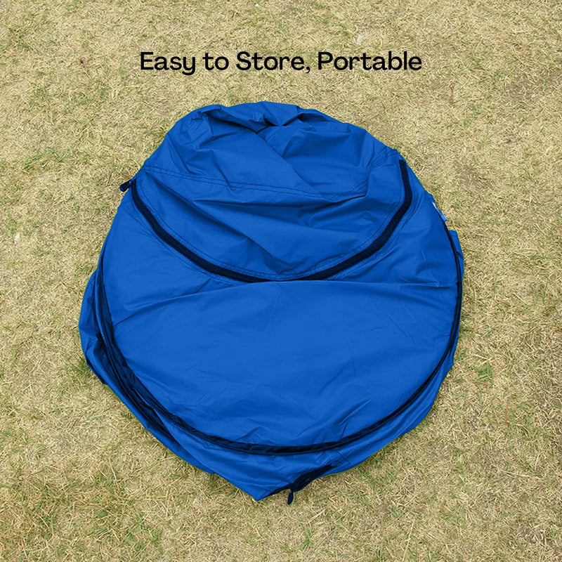 KILIROO Shower Tent with 2 window (Dark Blue) - Outbackers