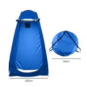KILIROO Shower Tent with 2 window (Dark Blue) - Outbackers