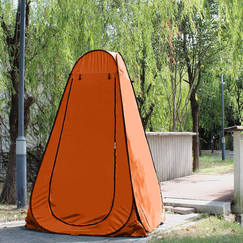 KILIROO Shower Tent with 2 Window (Orange) - Outbackers