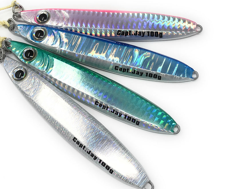 Capt Jay Fishing Saltwater jigs Speed Jigging Slow Jigging Pitching Lures (5pcs, mixed colour) - Outbackers