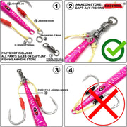 Capt Jay Fishing Assist Hooks #11 (3pc) - Outbackers