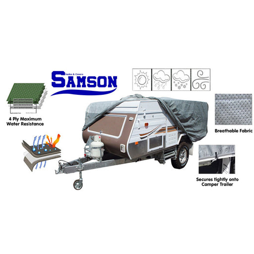 Samson Heavy Duty Trailer Camper Cover 10-12ft - Outbackers
