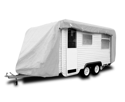 Wallaroo Caravan Cover With Side Zip Campervan 16-19 ft - Outbackers