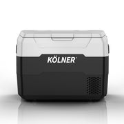 Kolner 40l Fridge Freezer Cooler 12/24/240v Camping Portable Esky Refrigerator - Black - Outbackers