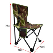 Aluminum Alloy Folding Camping Camp Chair Outdoor Hiking Patio Backpacking Mediam - Outbackers