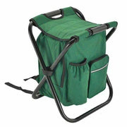 Portable Folding Backpack Chair Camping Stool Cooler Bag Rucksack Beach Fishing 150kg load comb - Outbackers