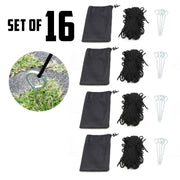 Camperoos 16 Set Gazebo Outdoor Marquee Tent Rope Set - Outbackers