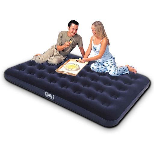 Bestway Queen Inflatable Air Bed Indoor/Outdoor Heavy Duty Durable Camping - Outbackers