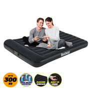 Bestway Queen Inflatable Air Bed Tritech Built-In Pump Heavy Duty - Outbackers