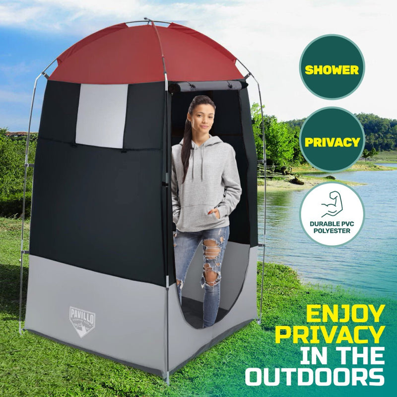 Bestway 1.9m x 1.1m Outdoor Portable Change Room Tent Spacious Zippered Door - Outbackers