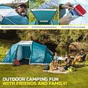 Bestway 4.9m x 2.m Tent 6 Person UV Protected Premium Double Layered PVC - Outbackers