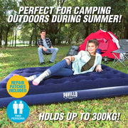 Bestway Double Inflatable Air Bed Indoor/Outdoor Heavy Duty Durable Camping - Outbackers