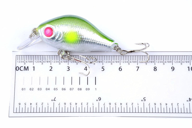 5x 5.5cm Popper Crank Bait Fishing Lure Lures Surface Tackle Saltwater - Outbackers