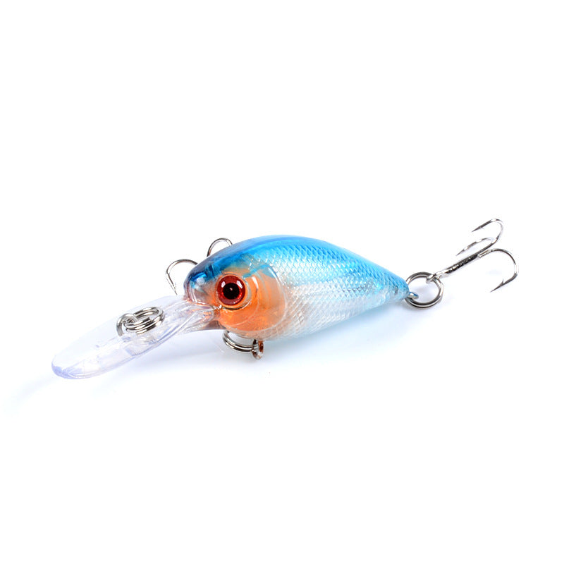 9x Popper Crank 5.7cm Fishing Lure Lures Surface Tackle Fresh Saltwater - Outbackers