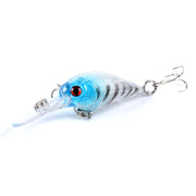 9x Popper Crank 5.7cm Fishing Lure Lures Surface Tackle Fresh Saltwater - Outbackers
