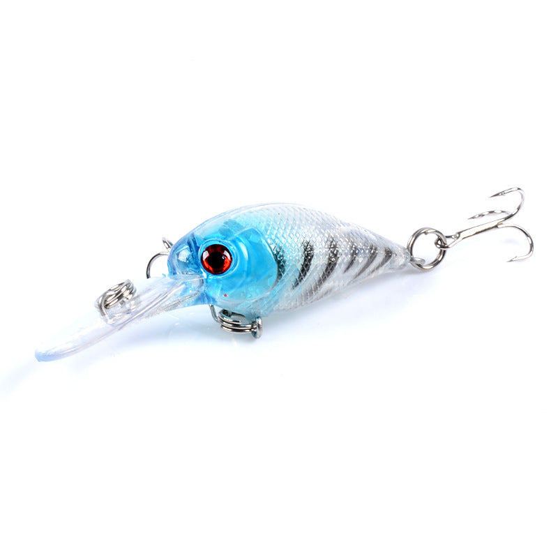 9x Popper Crank 5.7cm Fishing Lure Lures Surface Tackle Fresh Saltwater - Outbackers