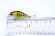 5x 4.3cm Popper Crank Bait Fishing Lure Lures Surface Tackle Saltwater - Outbackers