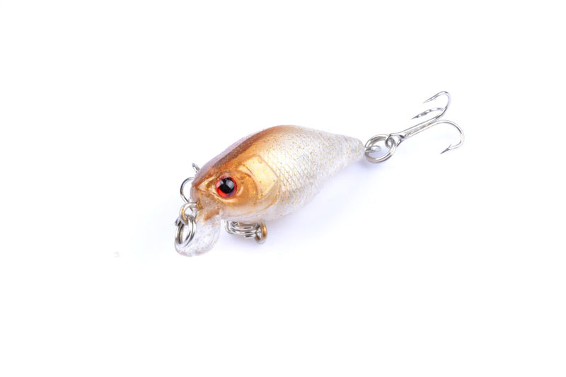 5x 4.3cm Popper Crank Bait Fishing Lure Lures Surface Tackle Saltwater - Outbackers