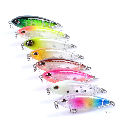 8x Pencil minnow 4.8cm Fishing Lure Lures Surface Tackle Fresh Saltwater - Outbackers