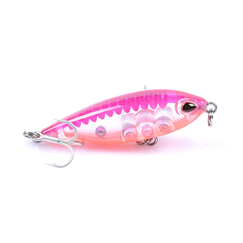 8x Pencil minnow 4.8cm Fishing Lure Lures Surface Tackle Fresh Saltwater - Outbackers
