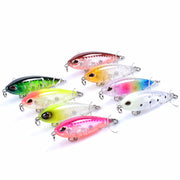8x Pencil minnow 4.8cm Fishing Lure Lures Surface Tackle Fresh Saltwater - Outbackers