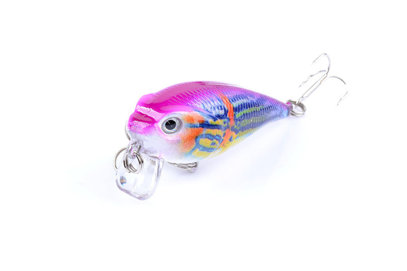 4x 5.5cm Popper Crank Bait Fishing Lure Lures Surface Tackle Saltwater - Outbackers