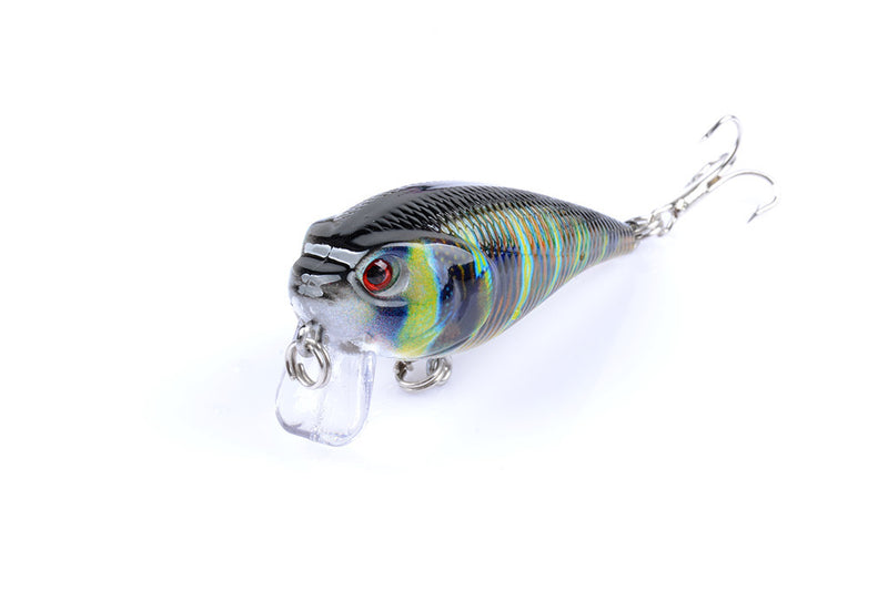 4x 5.5cm Popper Crank Bait Fishing Lure Lures Surface Tackle Saltwater - Outbackers