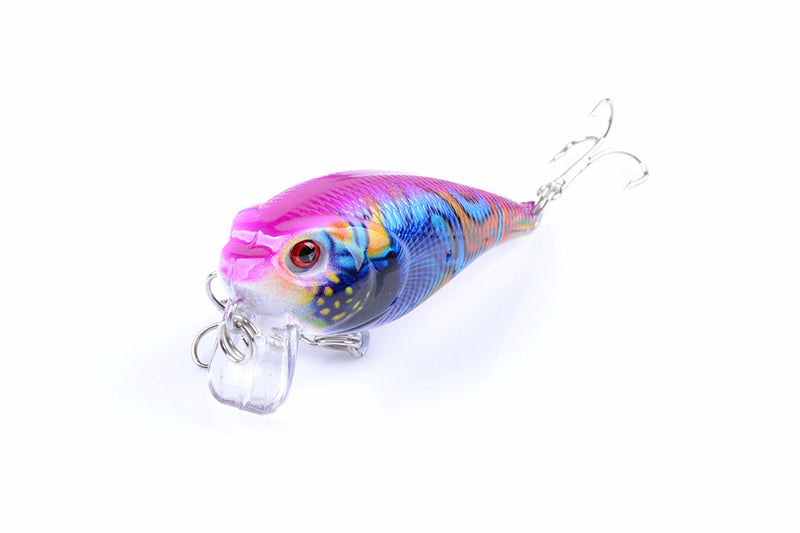 4x 5.5cm Popper Crank Bait Fishing Lure Lures Surface Tackle Saltwater - Outbackers