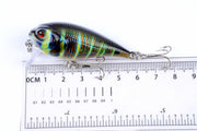 4x 5.5cm Popper Crank Bait Fishing Lure Lures Surface Tackle Saltwater - Outbackers