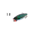 6X 3.5cm Popper Poppers Fishing Lure Lures Surface Tackle Fresh Saltwater - Outbackers