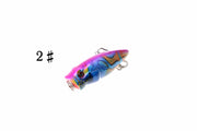 6X 3.5cm Popper Poppers Fishing Lure Lures Surface Tackle Fresh Saltwater - Outbackers