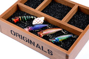 4X 6.5cm Popper Poppers Fishing Lure Lures Surface Tackle Fresh Saltwater - Outbackers