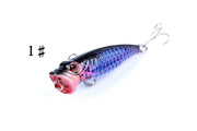 4X 6.5cm Popper Poppers Fishing Lure Lures Surface Tackle Fresh Saltwater - Outbackers