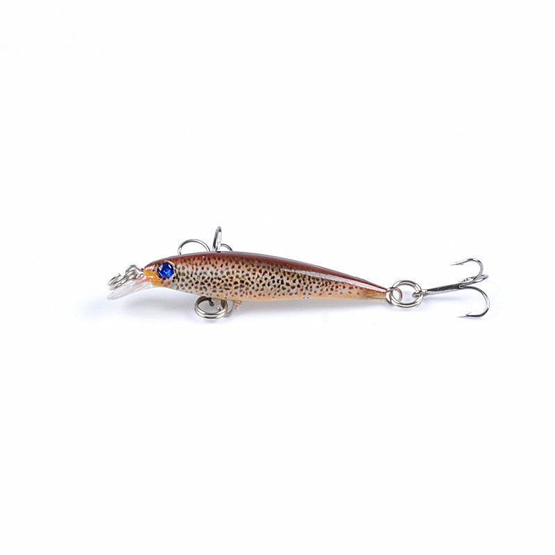 6x Popper Poppers 5cm Minnow Fishing Lure Lures Surface Tackle Fresh Saltwater - Outbackers