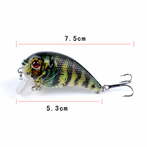 6x Popper Poppers 5cm Fishing Lure Lures Surface Tackle Fresh Saltwater - Outbackers
