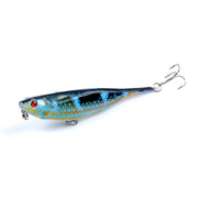 9x Popper Poppers 9.9cm Fishing Lure Lures Surface Tackle Fresh Saltwater - Outbackers