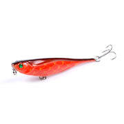 9x Popper Poppers 9.9cm Fishing Lure Lures Surface Tackle Fresh Saltwater - Outbackers