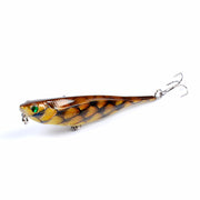 9x Popper Poppers 9.9cm Fishing Lure Lures Surface Tackle Fresh Saltwater - Outbackers