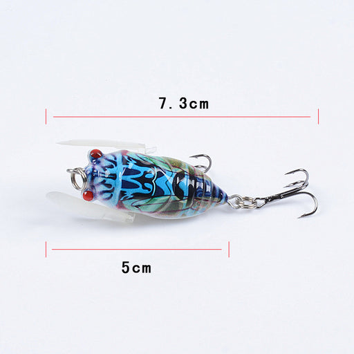 4x Popper Poppers 5cm Fishing Lure Lures Surface Tackle Fresh Saltwater - Outbackers