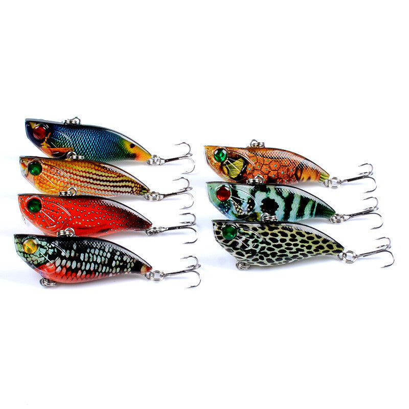 7x Popper Poppers 5.8cm Fishing Lure Lures Surface Tackle Fresh Saltwater - Outbackers